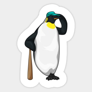 Penguin Baseball Baseball bat Sticker